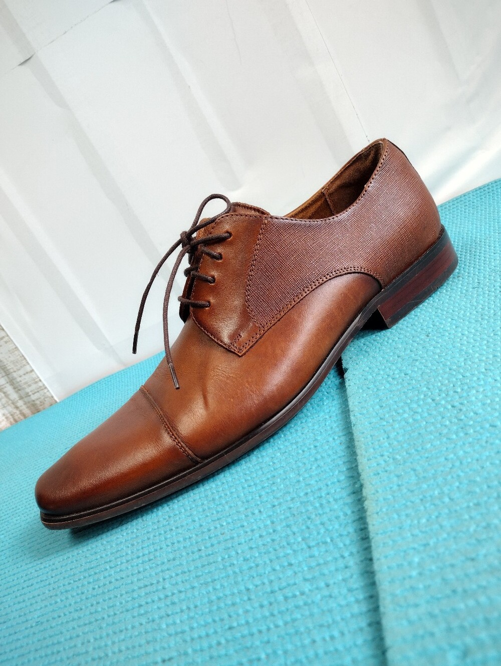 Florsheim Men's Leather Scottsdale Cap Toe Dress Shoes Size 10D